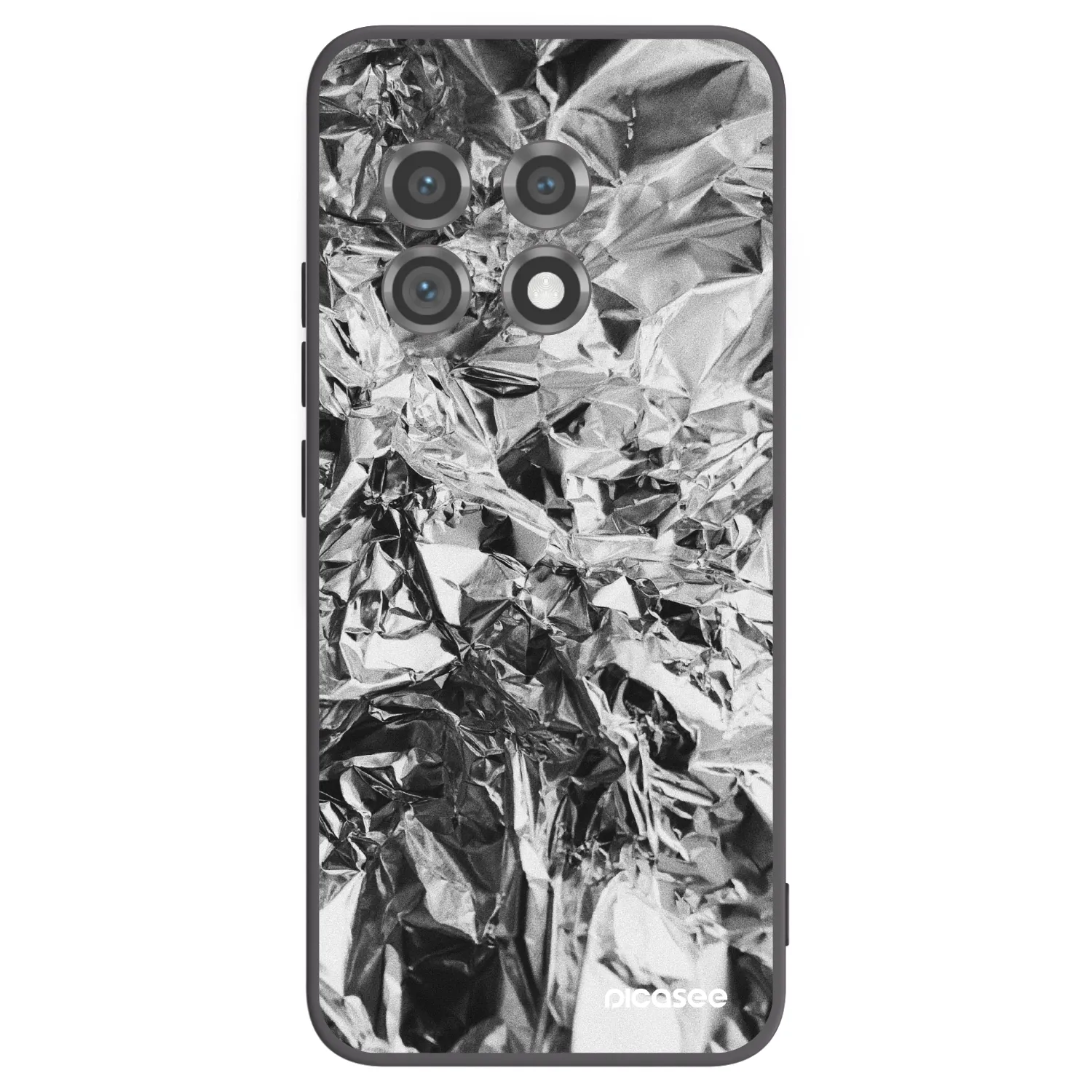 Picasee fekete szilikon tok az alábbi mobiltelefonokra OnePlus 11 5G - Chrome