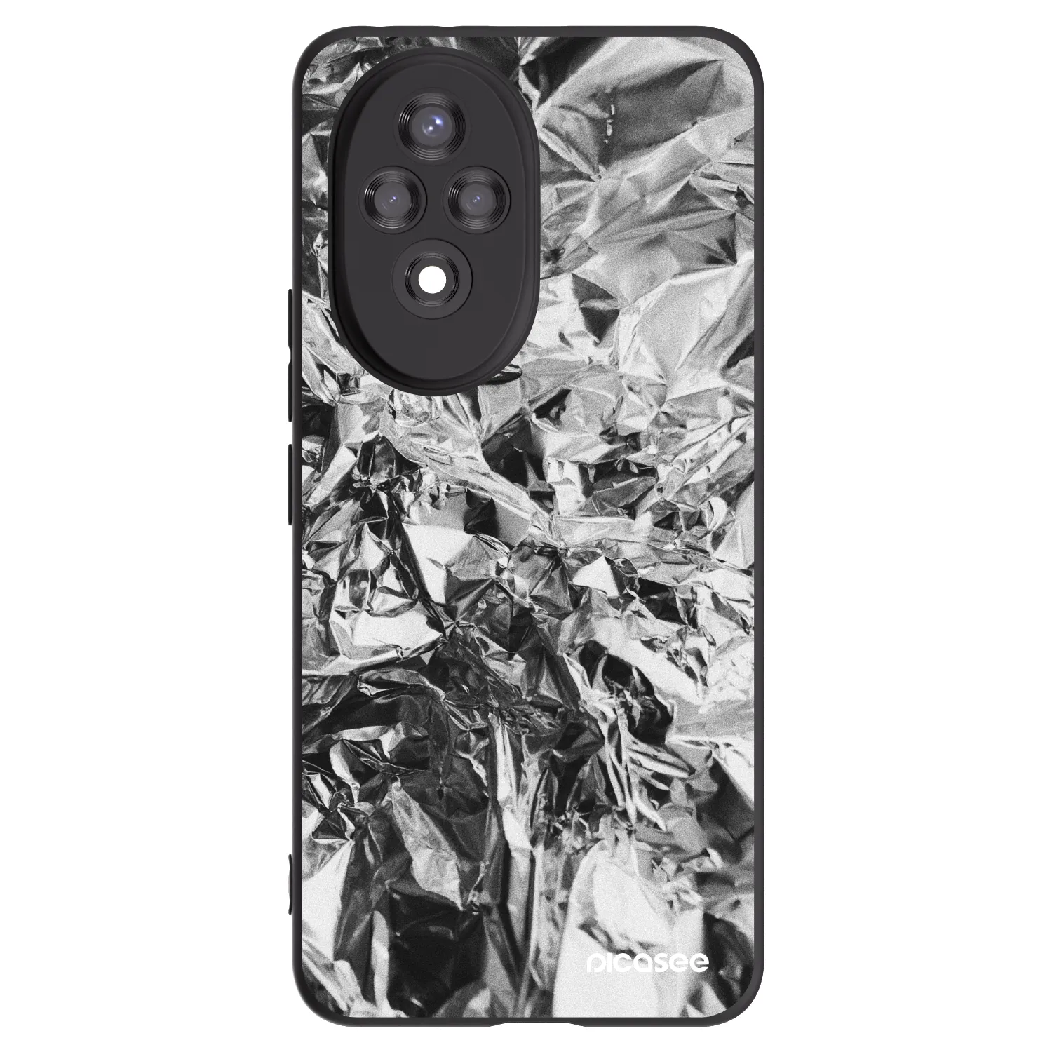 Picasee fekete szilikon tok az alábbi mobiltelefonokra Honor 200 Pro 5G - Chrome