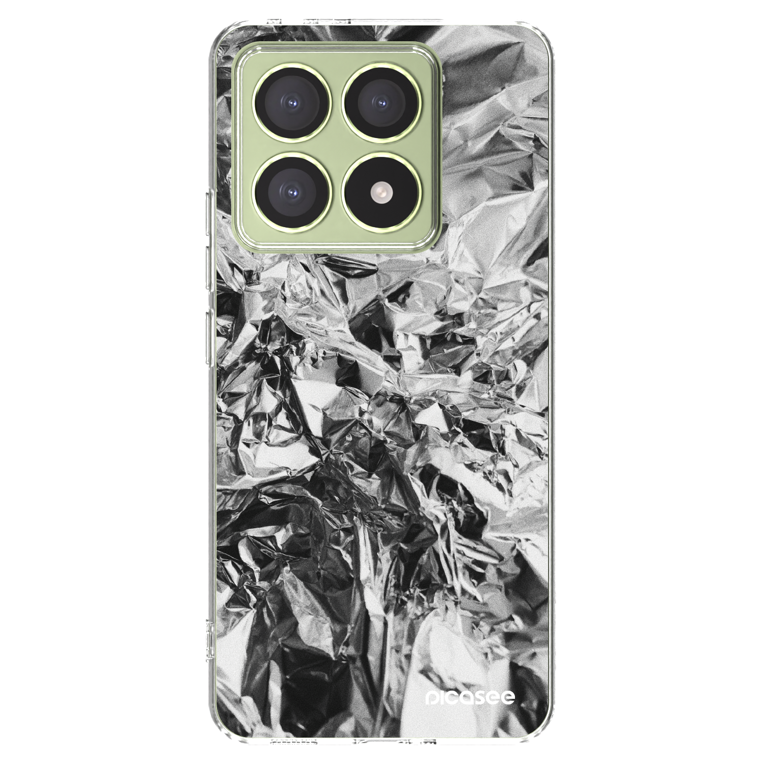 Picasee átlátszó szilikon tok az alábbi mobiltelefonokra Xiaomi 14T - Chrome