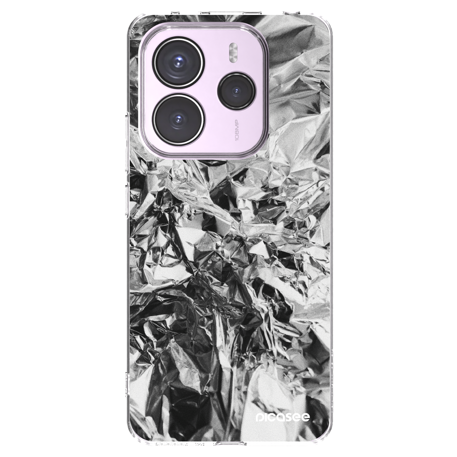 Picasee átlátszó szilikon tok az alábbi mobiltelefonokra Xiaomi Redmi Note 14 5G - Chrome