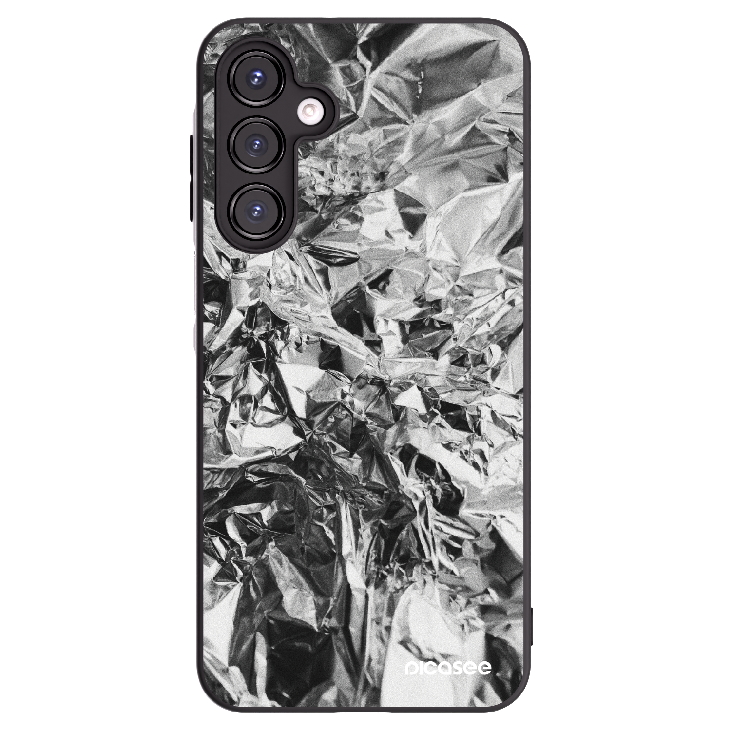 Picasee fekete szilikon tok az alábbi mobiltelefonokra Samsung Galaxy A16 5G - Chrome