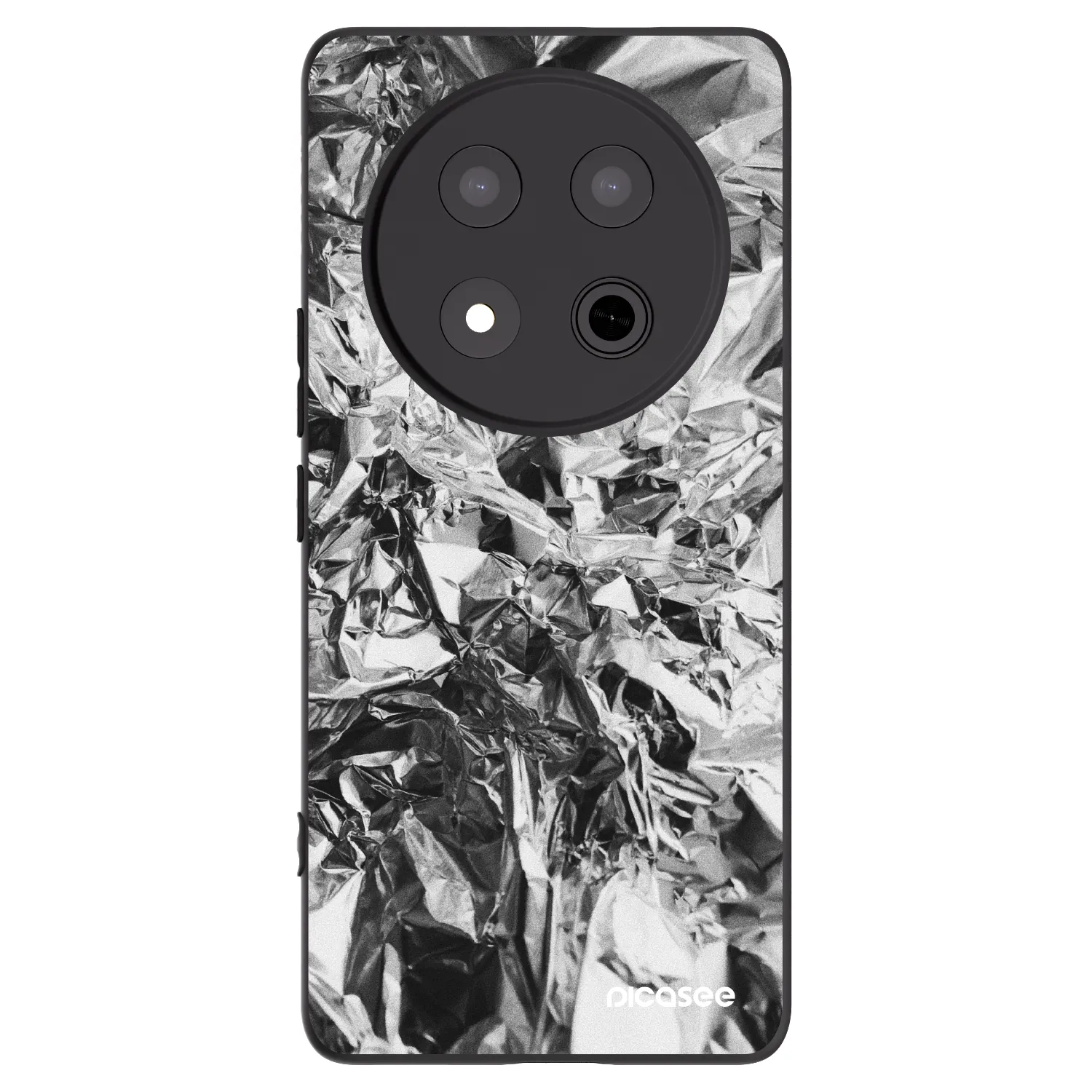 Picasee fekete szilikon tok az alábbi mobiltelefonokra Honor Magic7 Lite 5G - Chrome