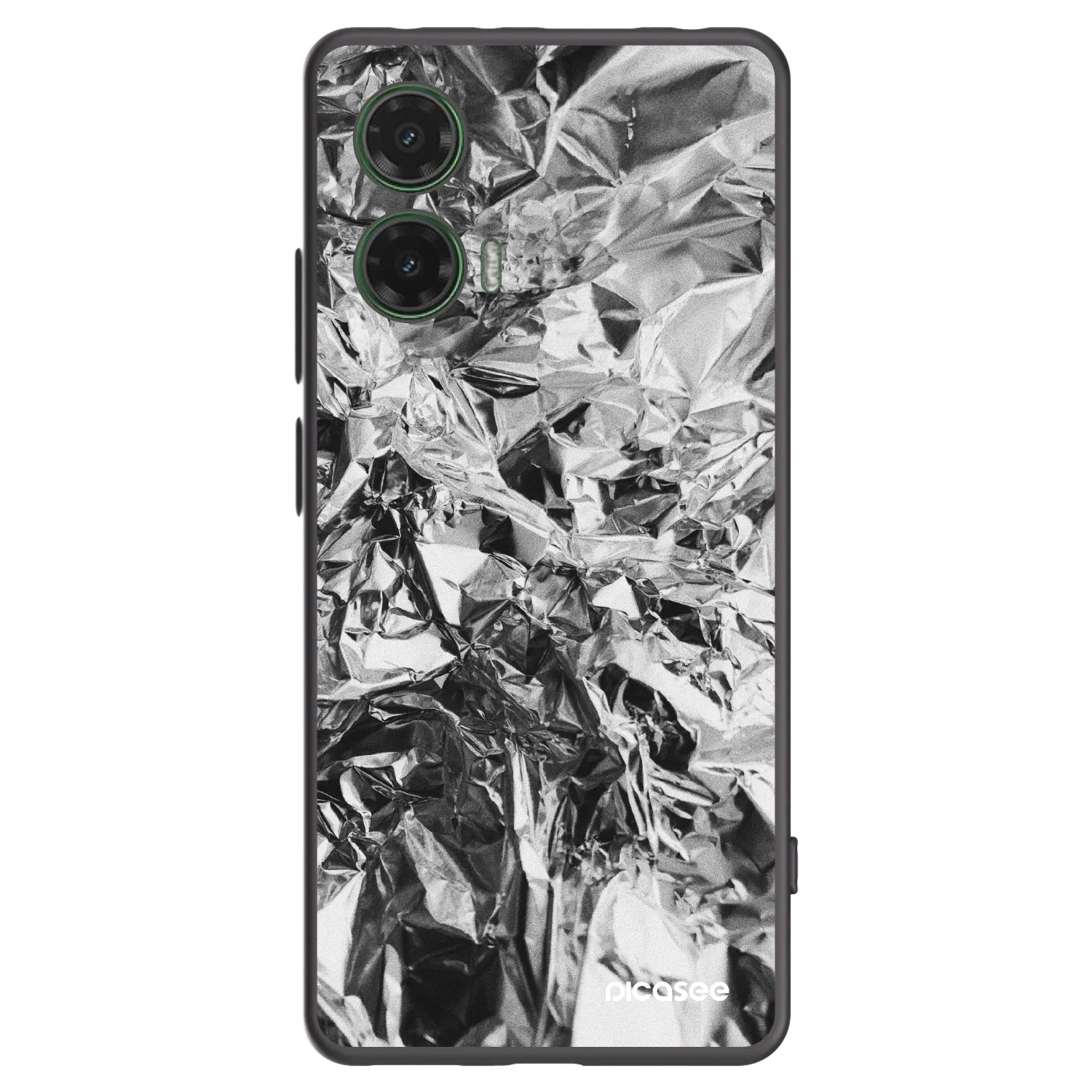 Picasee fekete szilikon tok az alábbi mobiltelefonokra Motorola Moto G35 5G - Chrome
