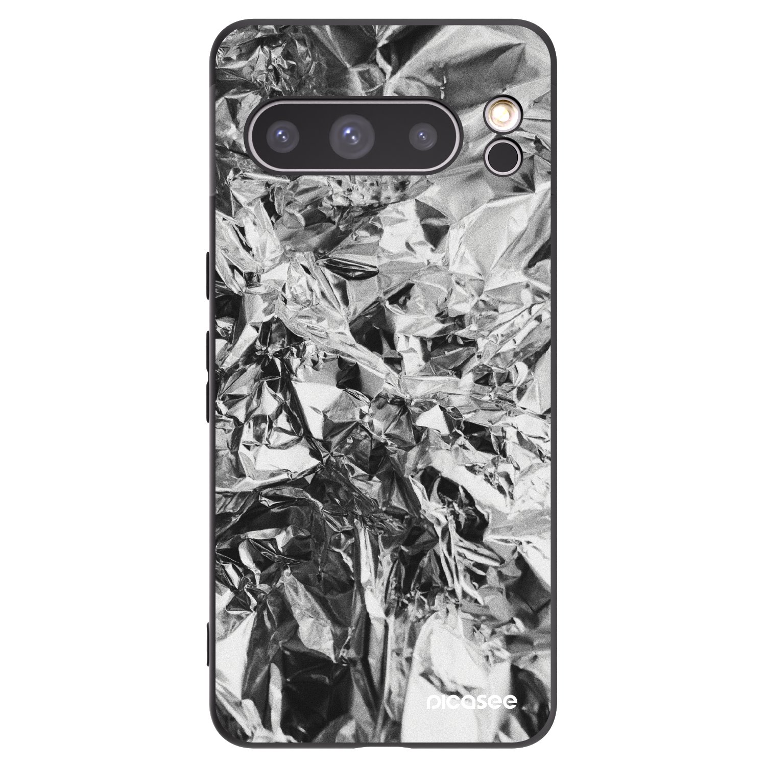 Picasee fekete szilikon tok az alábbi mobiltelefonokra Google Pixel 8 Pro - Chrome