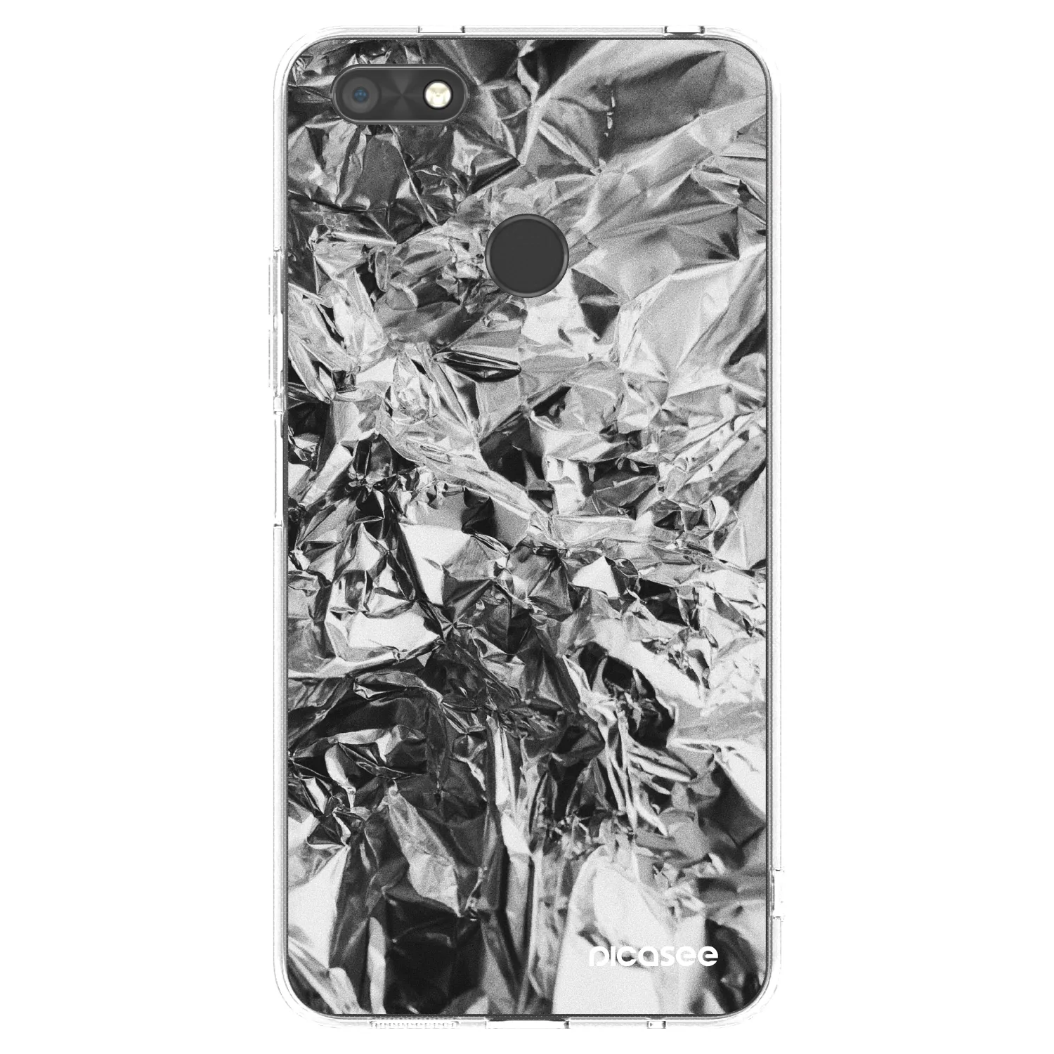 Picasee átlátszó szilikon tok az alábbi mobiltelefonokra Huawei P9 Lite Mini - Chrome