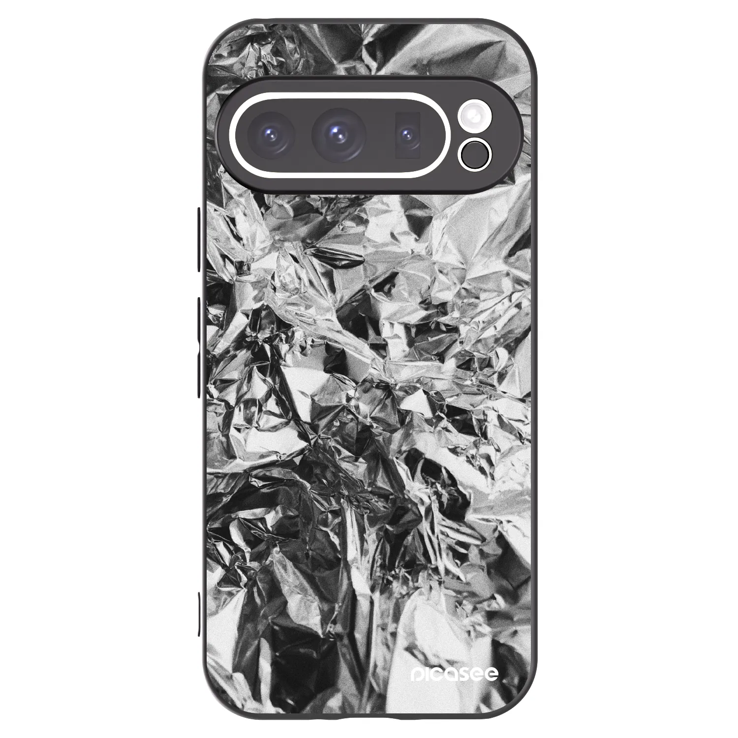Picasee fekete szilikon tok az alábbi mobiltelefonokra Google Pixel 9 Pro - Chrome
