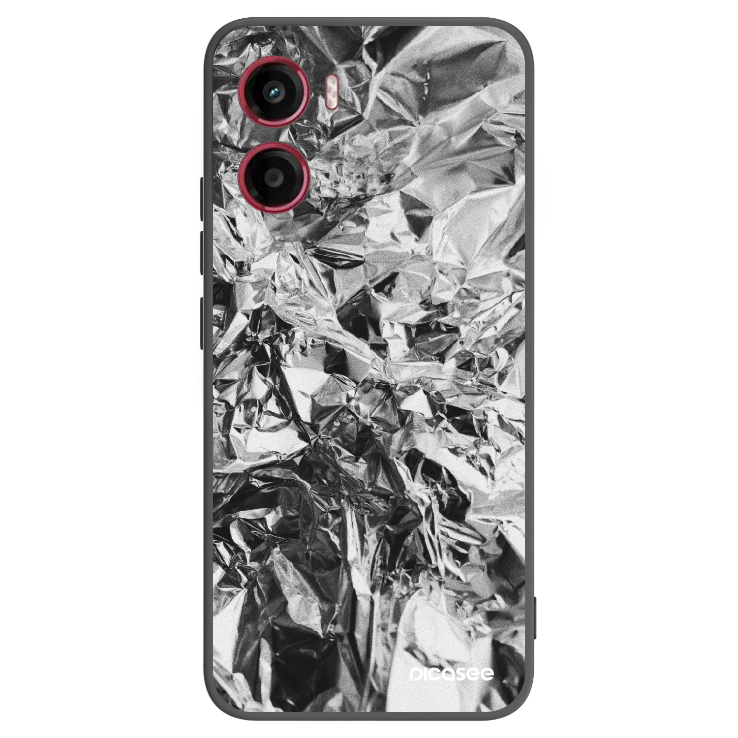 Picasee fekete szilikon tok az alábbi mobiltelefonokra Motorola Moto G05 - Chrome