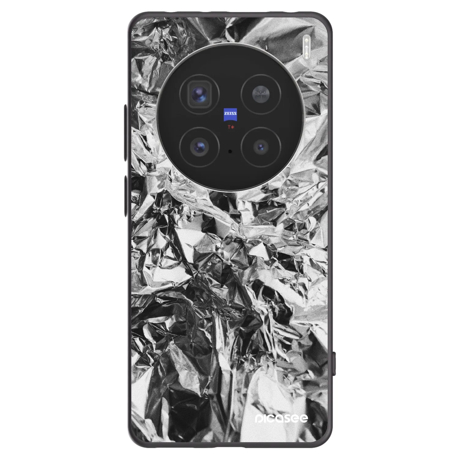 Picasee fekete szilikon tok az alábbi mobiltelefonokra Vivo X200 Pro - Chrome
