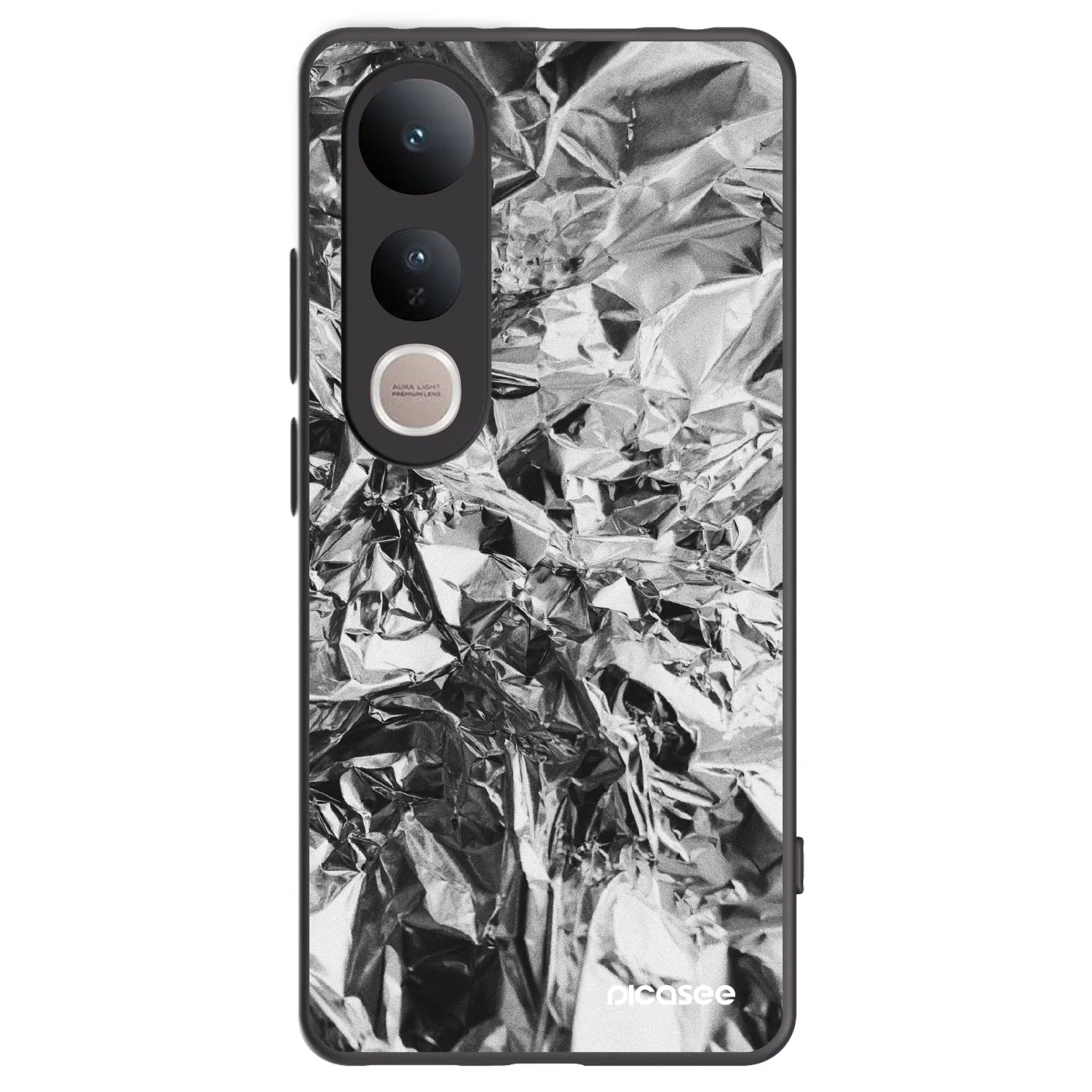 Picasee fekete szilikon tok az alábbi mobiltelefonokra Vivo V50 Lite 5G - Chrome