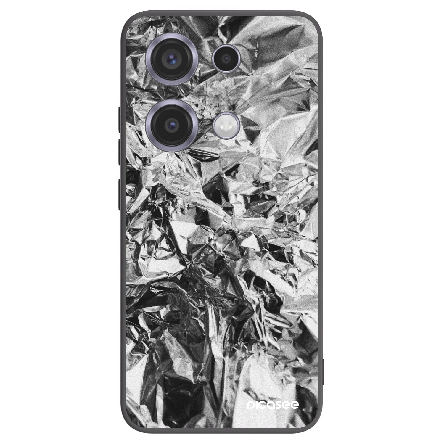 Picasee fekete szilikon tok az alábbi mobiltelefonokra Xiaomi Redmi Note 14S - Chrome