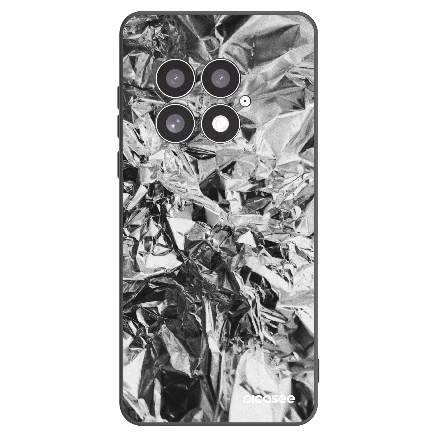 Picasee fekete szilikon tok az alábbi mobiltelefonokra OnePlus 13 5G - Chrome