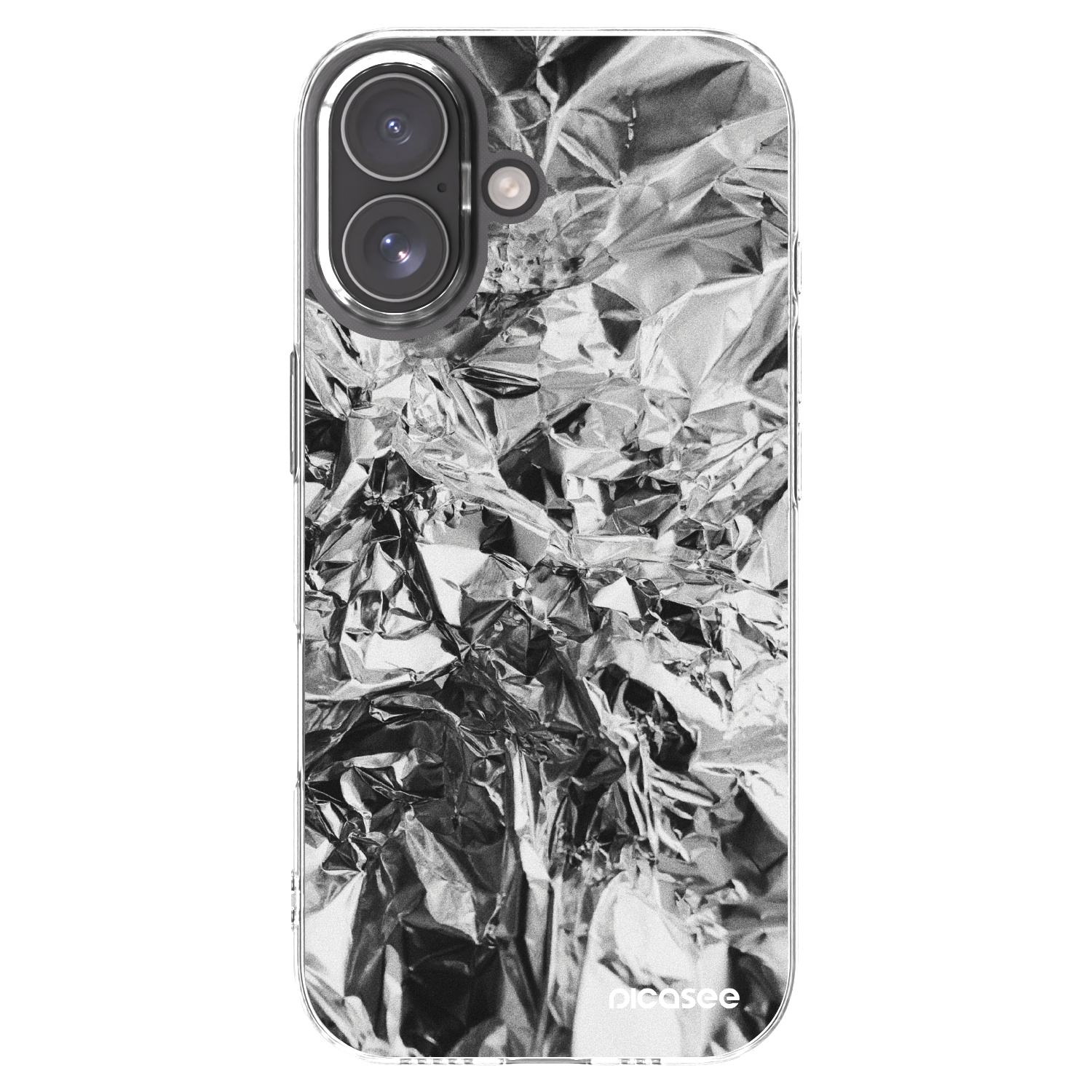 Picasee átlátszó szilikon tok az alábbi mobiltelefonokra Apple iPhone 17 - Chrome