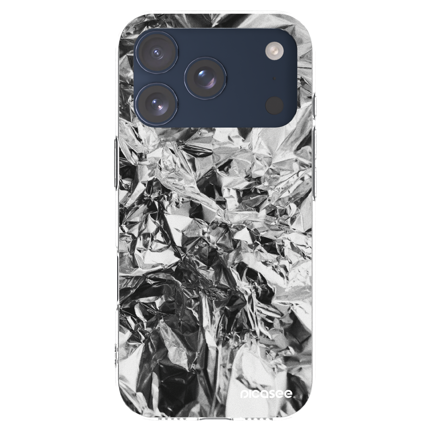 Picasee átlátszó szilikon tok az alábbi mobiltelefonokra Apple iPhone 17 Pro - Chrome
