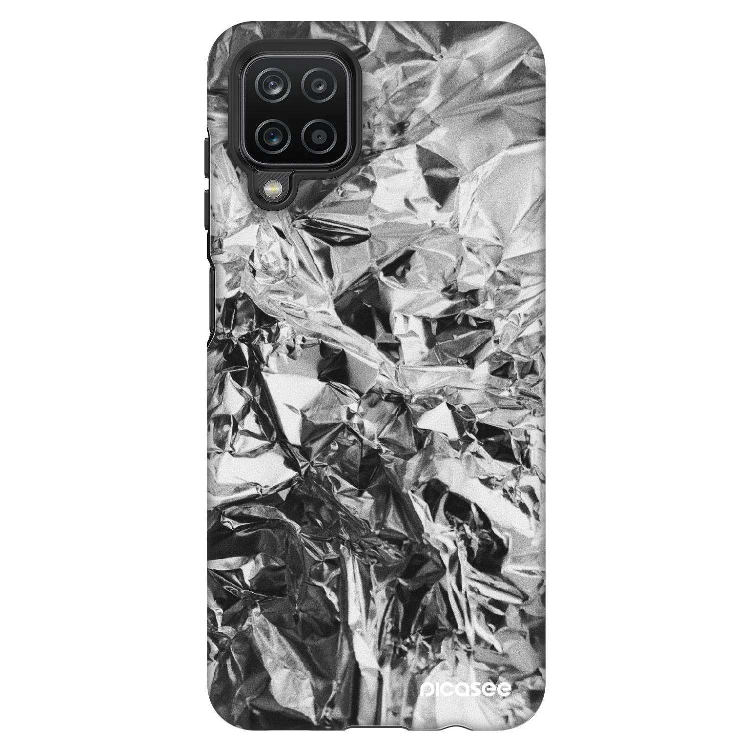 Picasee Fashion Case Samsung Galaxy A12 A125F - Chrome