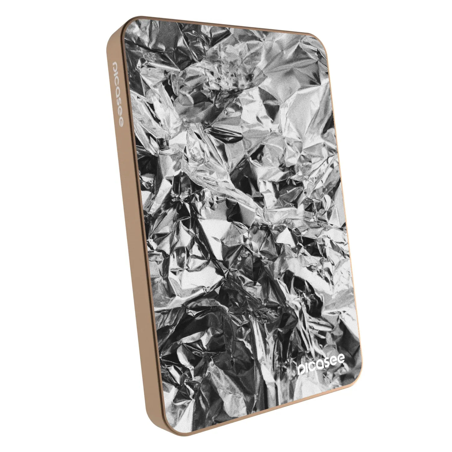 Picasee Powerbank MagSafe 5 000 mAh Aranysárga - Chrome