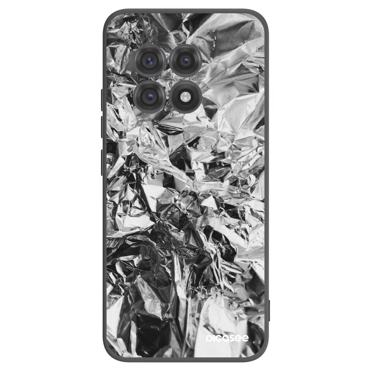 Picasee fekete szilikon tok az alábbi mobiltelefonokra OnePlus 13R 5G - Chrome