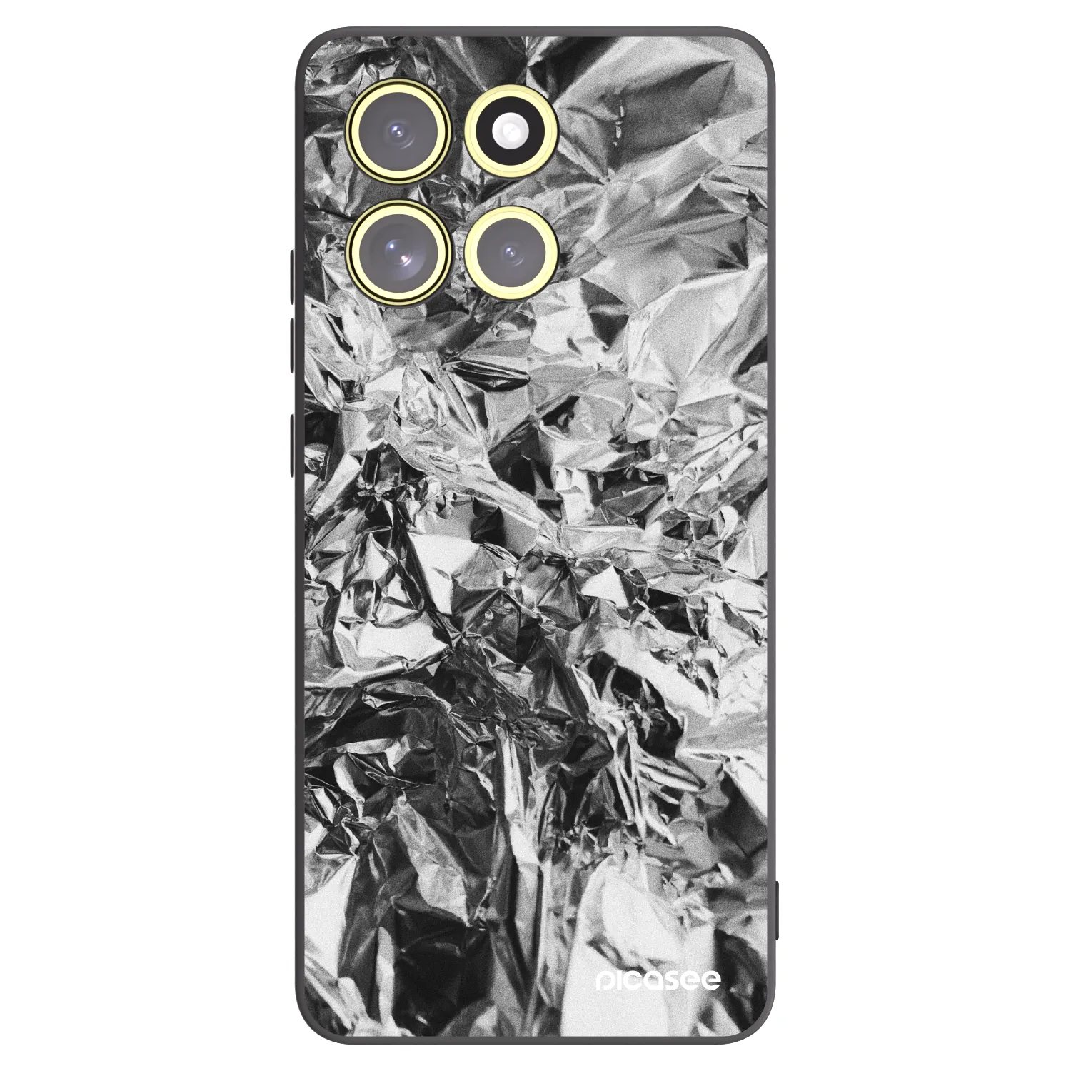 Picasee fekete szilikon tok az alábbi mobiltelefonokra Motorola Moto G86 5G - Chrome