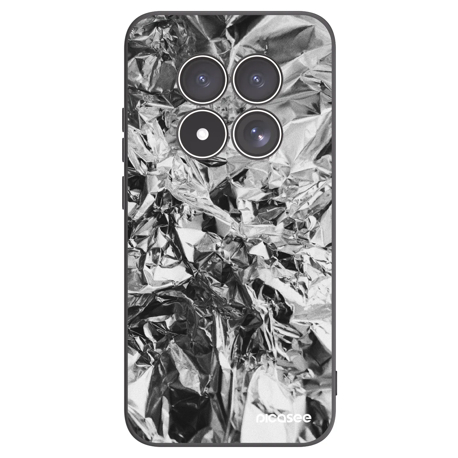 Picasee fekete szilikon tok az alábbi mobiltelefonokra Xiaomi Redmi Note 15 Pro 4G - Chrome