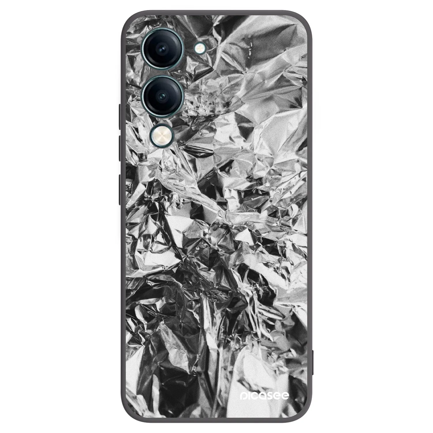 Picasee fekete szilikon tok az alábbi mobiltelefonokra Vivo Y29s 5G - Chrome