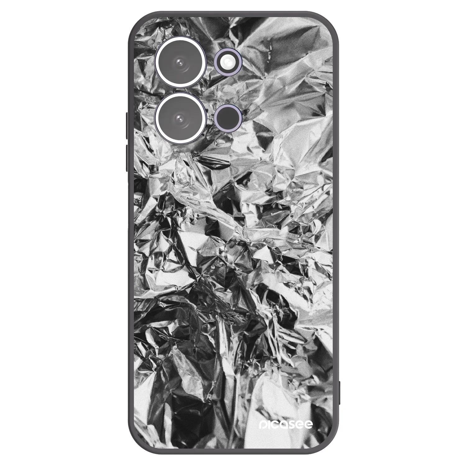 Picasee fekete szilikon tok az alábbi mobiltelefonokra Xiaomi Redmi 15C 5G - Chrome