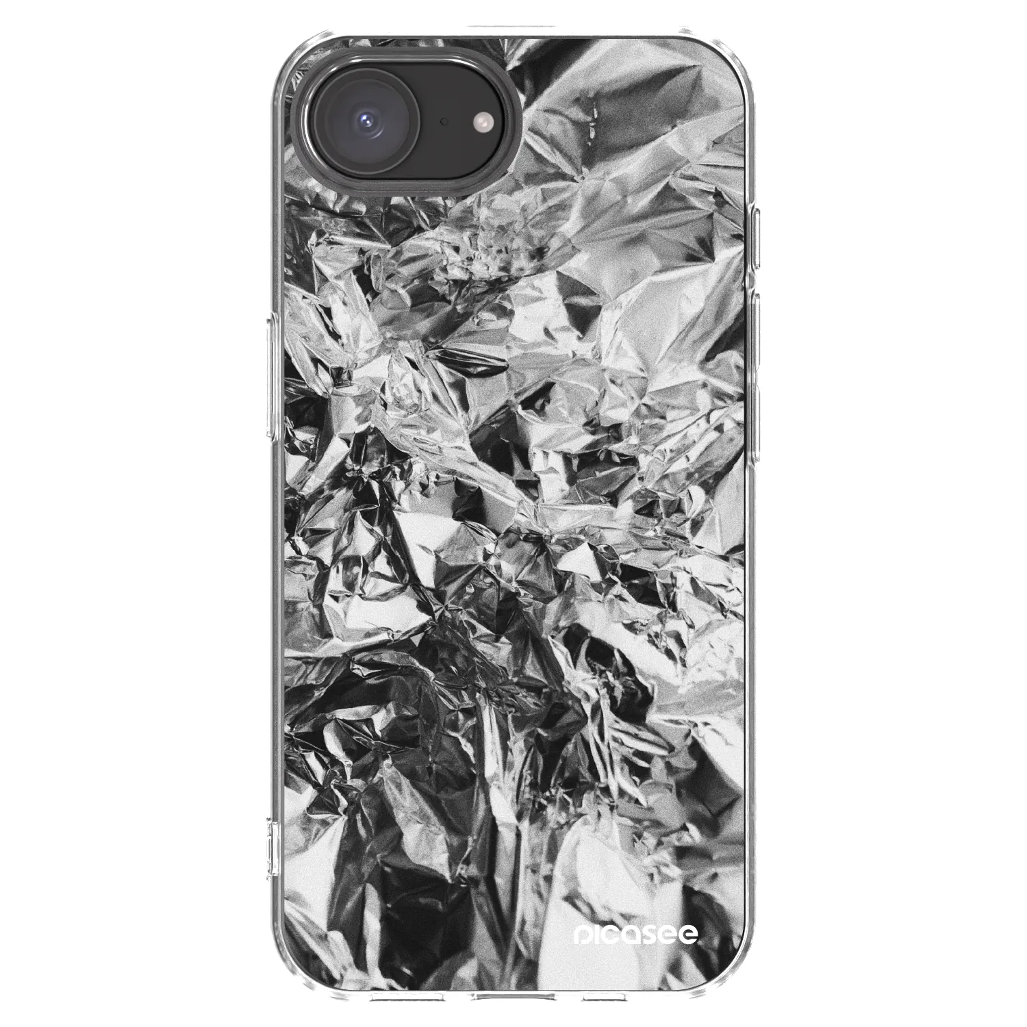 Picasee átlátszó szilikon tok az alábbi mobiltelefonokra Apple iPhone 17e - Chrome