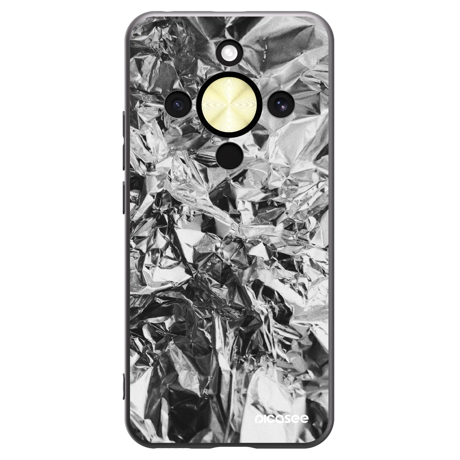 Picasee fekete szilikon tok az alábbi mobiltelefonokra Honor Magic8 Lite 5G - Chrome