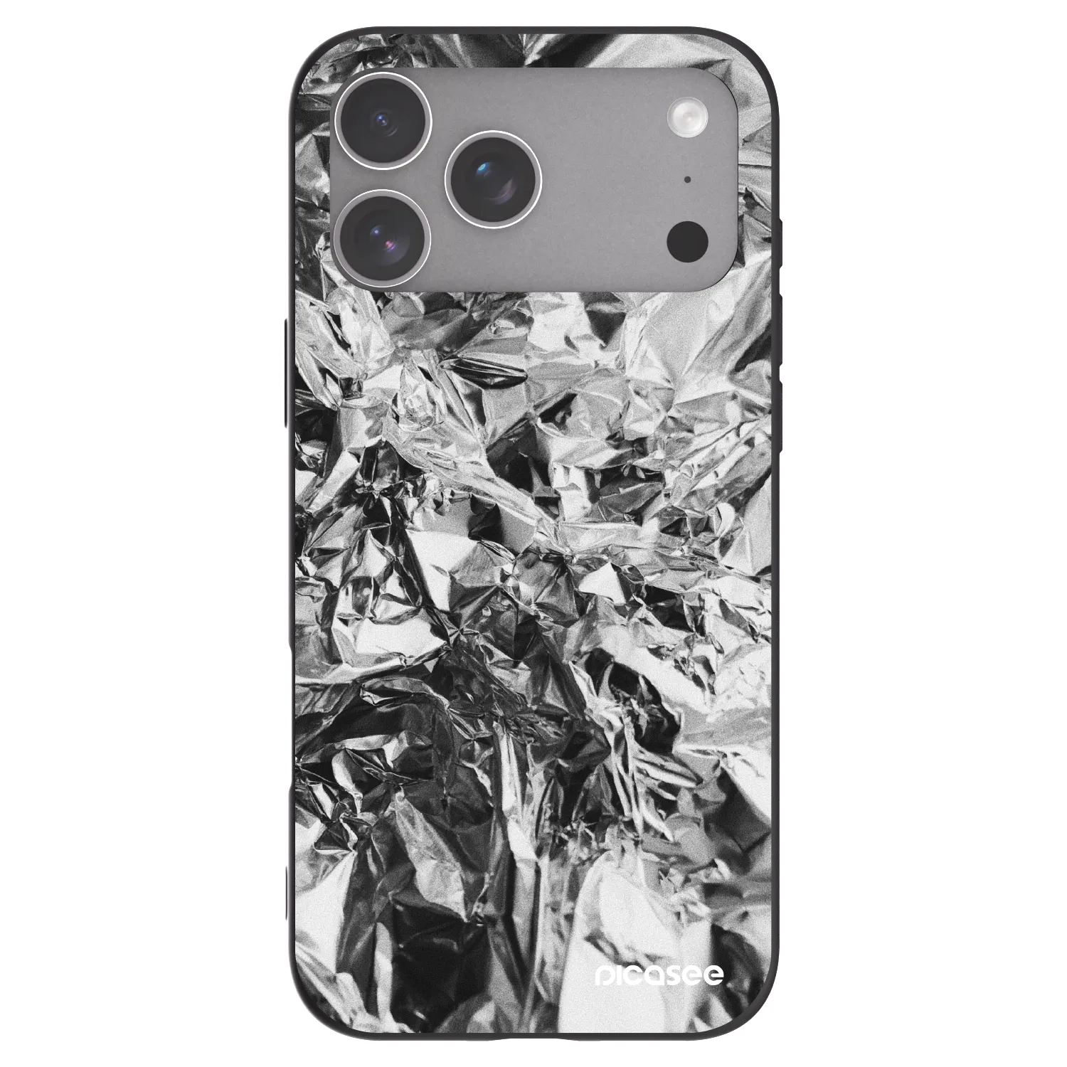 Picasee fekete szilikon tok az alábbi mobiltelefonokra Apple iPhone 18 Pro Max - Chrome