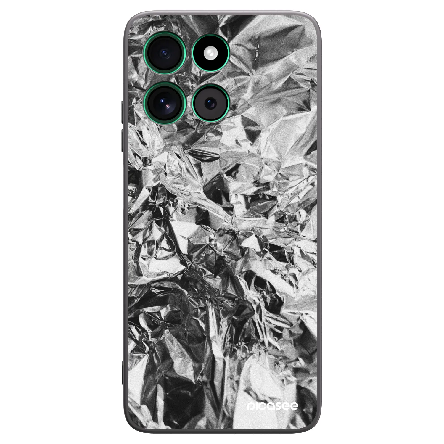 Picasee fekete szilikon tok az alábbi mobiltelefonokra Motorola Moto G57 Power - Chrome