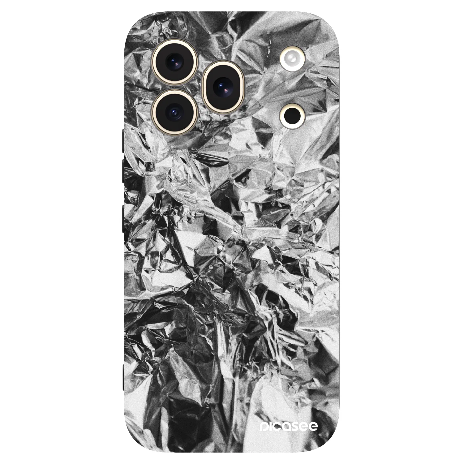 Picasee fekete szilikon tok az alábbi mobiltelefonokra Honor 600 Pro - Chrome
