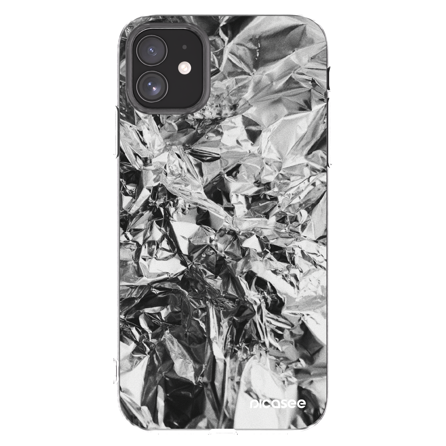 Picasee átlátszó szilikon tok az alábbi mobiltelefonokra Apple iPhone 11 - Chrome