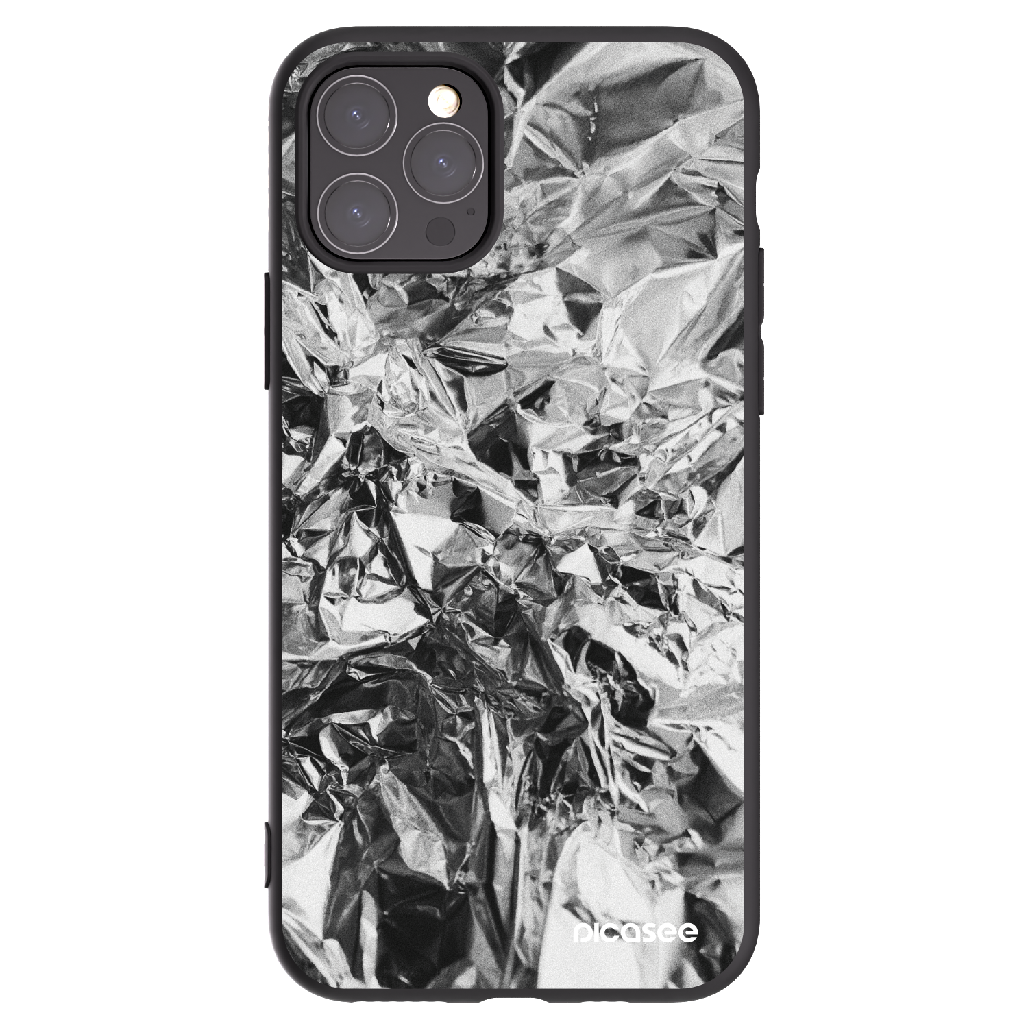 Picasee fekete szilikon tok az alábbi mobiltelefonokra Apple iPhone 11 Pro - Chrome