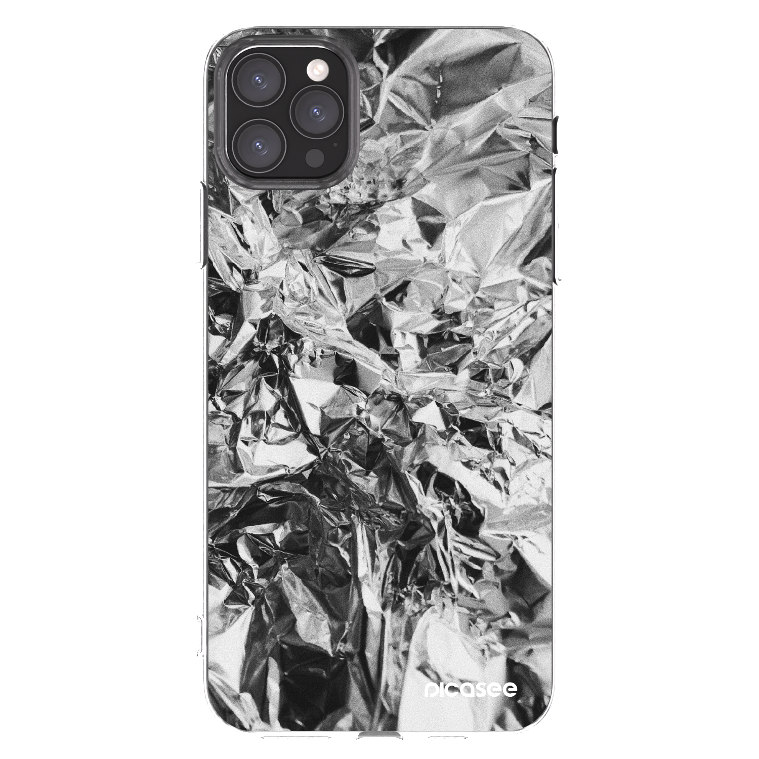 Picasee átlátszó szilikon tok az alábbi mobiltelefonokra Apple iPhone 11 Pro Max - Chrome