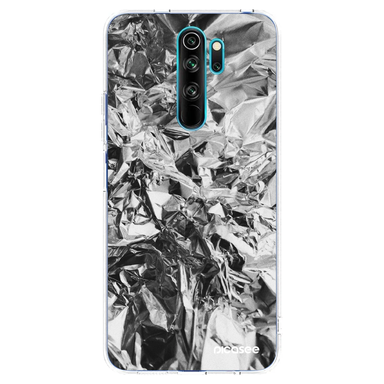 Picasee átlátszó szilikon tok az alábbi mobiltelefonokra Xiaomi Redmi Note 8 Pro - Chrome