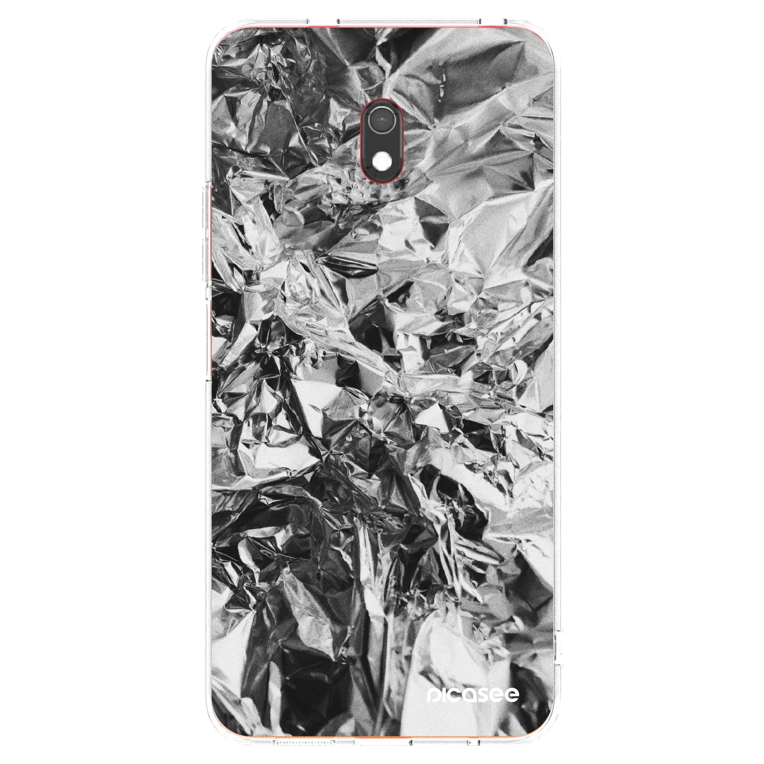 Picasee átlátszó szilikon tok az alábbi mobiltelefonokra Xiaomi Redmi 8A - Chrome