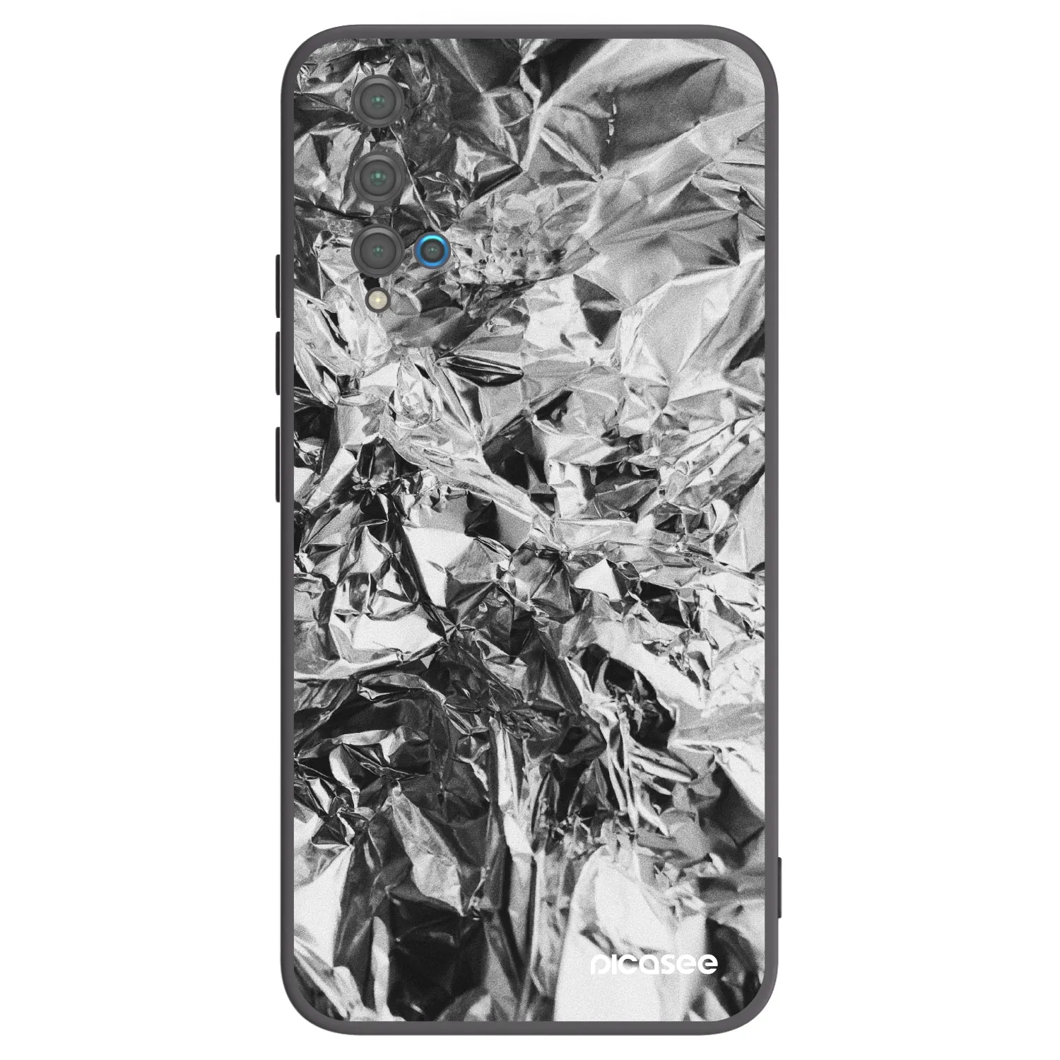 Picasee fekete szilikon tok az alábbi mobiltelefonokra Huawei Nova 5T - Chrome