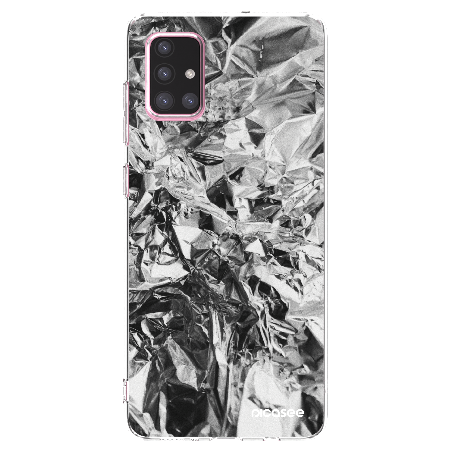 Picasee átlátszó szilikon tok az alábbi mobiltelefonokra Samsung Galaxy A71 A715F - Chrome