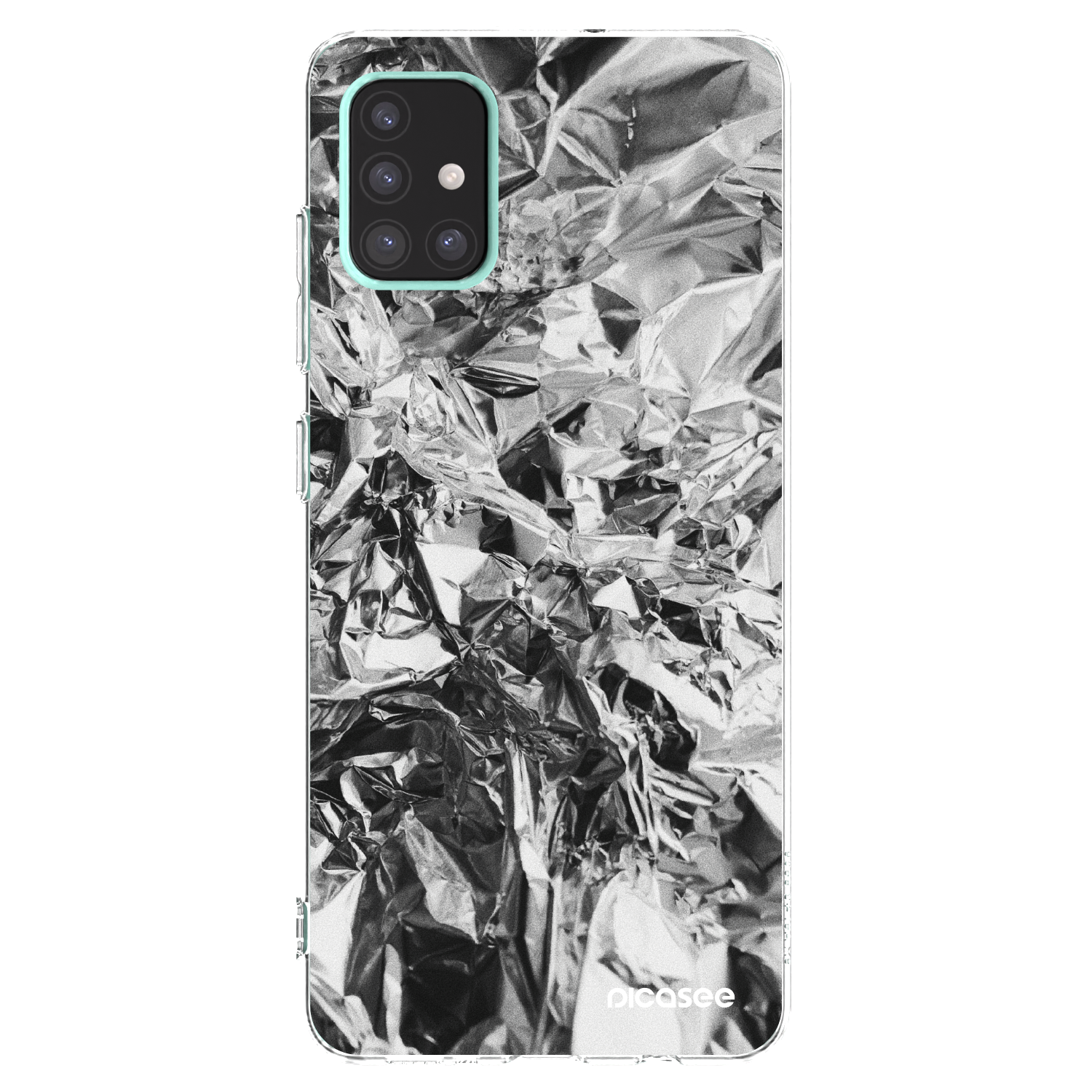 Picasee átlátszó szilikon tok az alábbi mobiltelefonokra Samsung Galaxy A51 A515F - Chrome