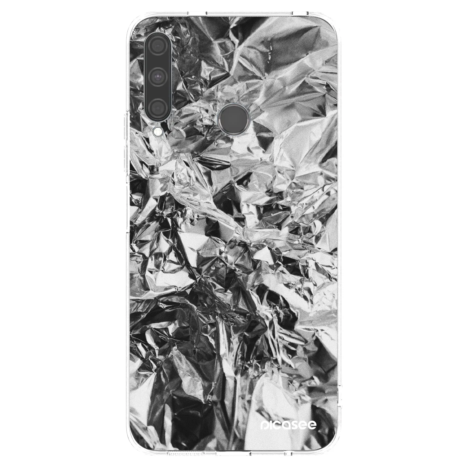 Picasee átlátszó szilikon tok az alábbi mobiltelefonokra Huawei P40 Lite E - Chrome