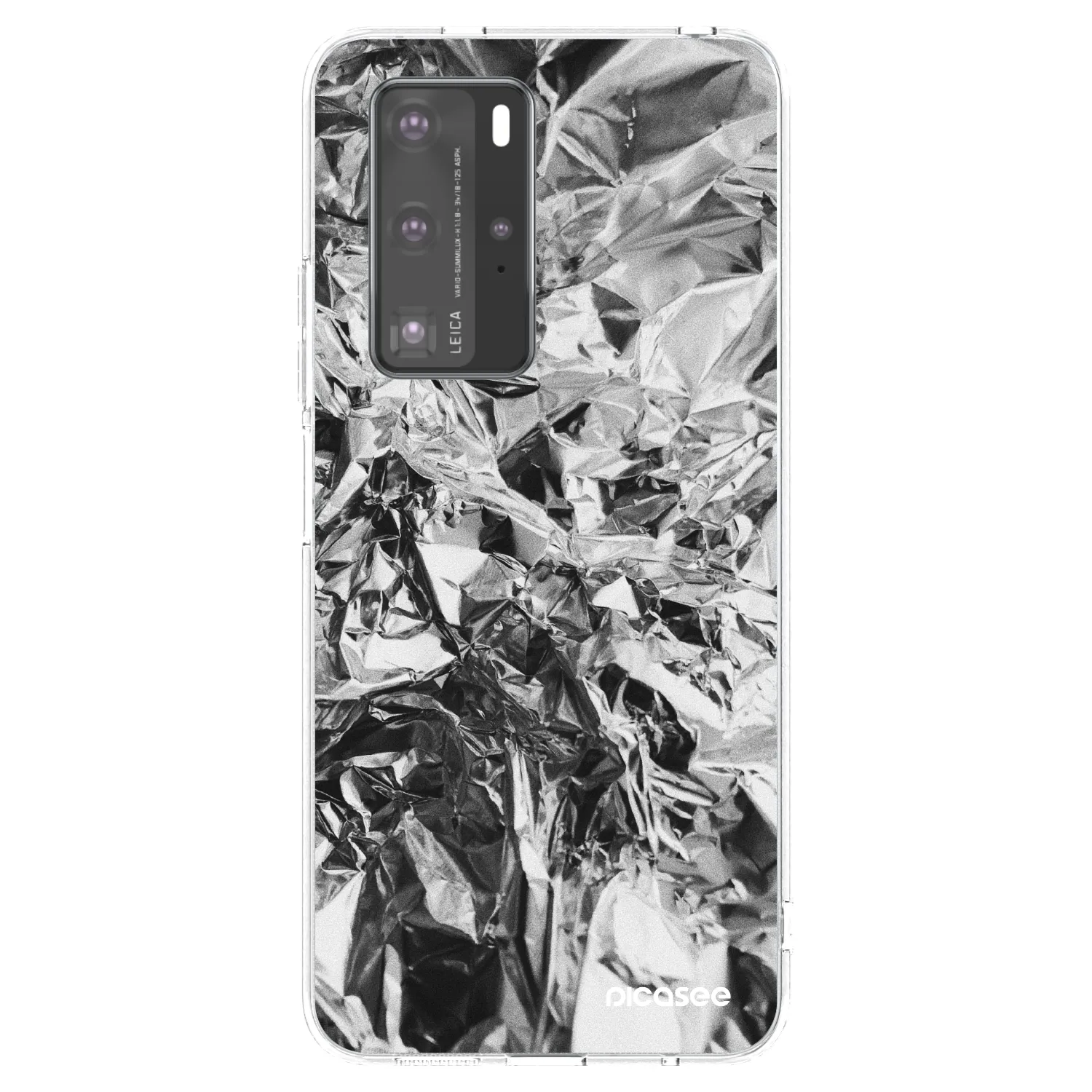 Picasee átlátszó szilikon tok az alábbi mobiltelefonokra Huawei P40 Pro - Chrome