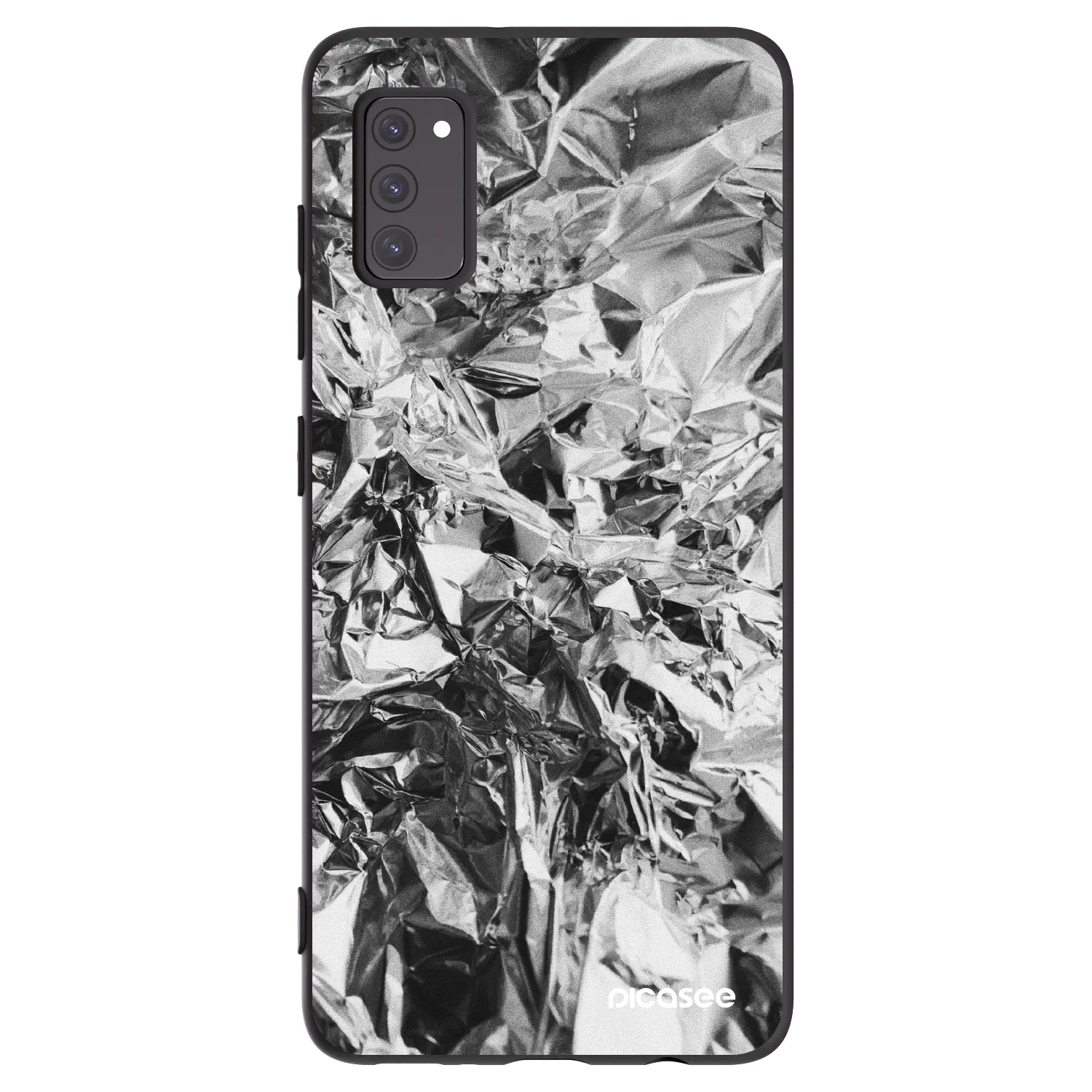 Picasee fekete szilikon tok az alábbi mobiltelefonokra Samsung Galaxy A41 A415F - Chrome