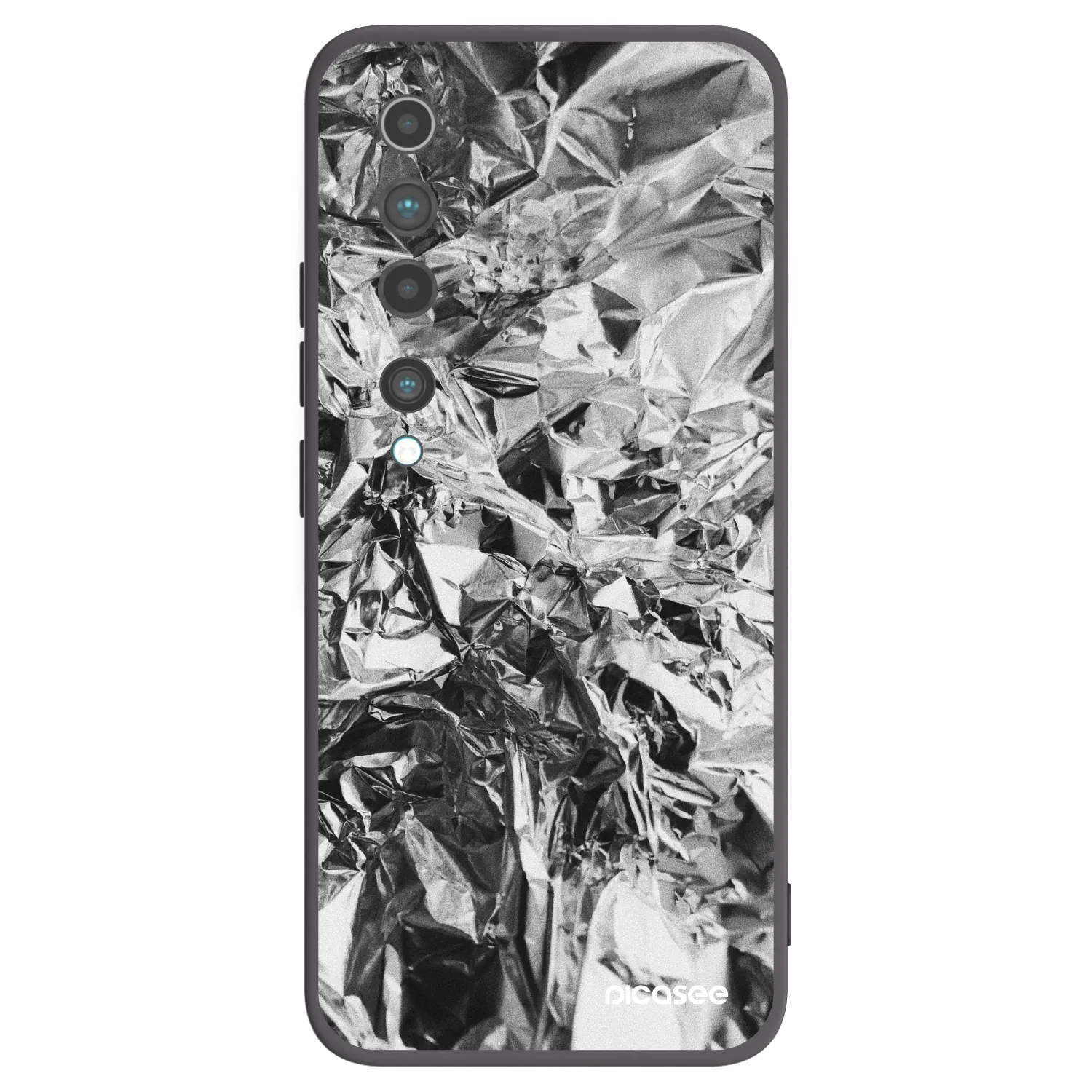 Picasee fekete szilikon tok az alábbi mobiltelefonokra Xiaomi Mi 10 - Chrome