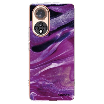 Picasee átlátszó szilikon tok az alábbi mobiltelefonokra Honor 50 5G - Purple glitter