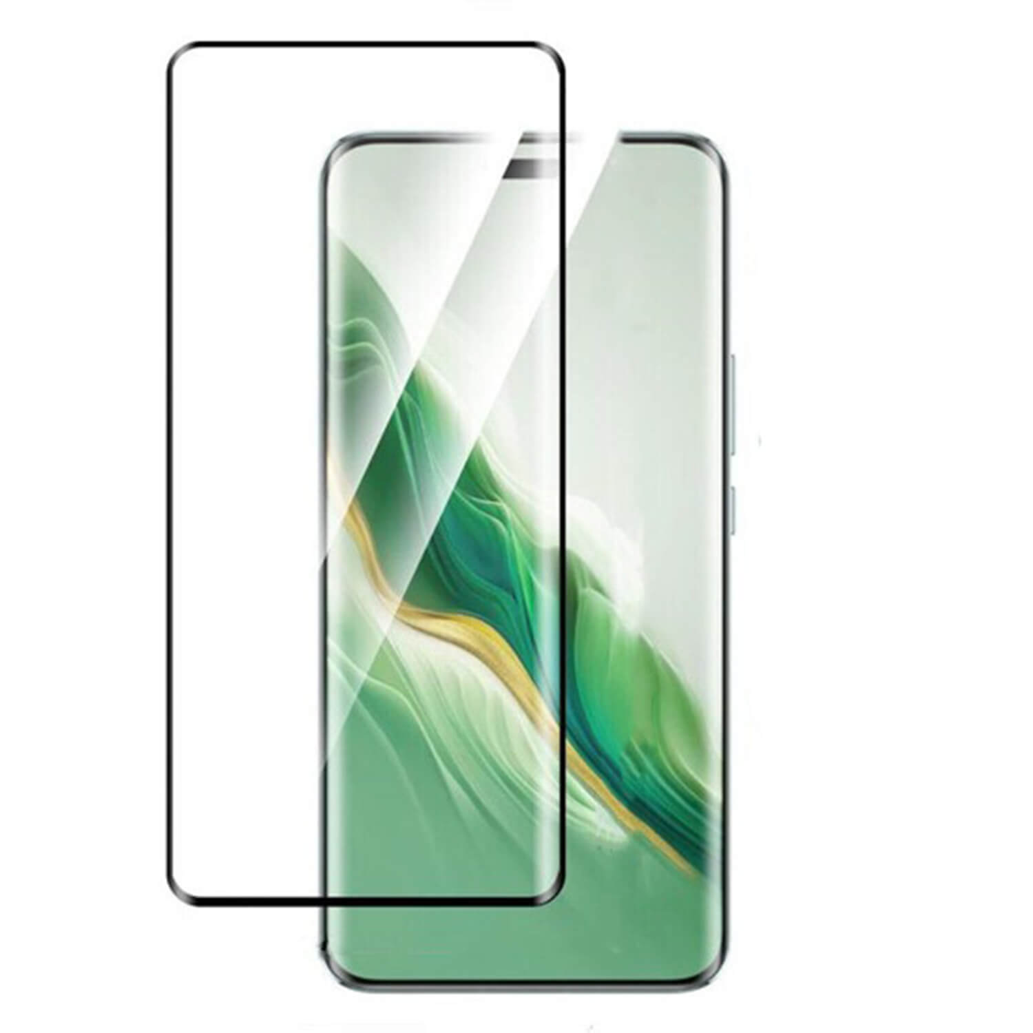 Picasee 3D üvegfólia az alábbi mobiltelefonokra Honor Magic7 Pro 5G - fekete