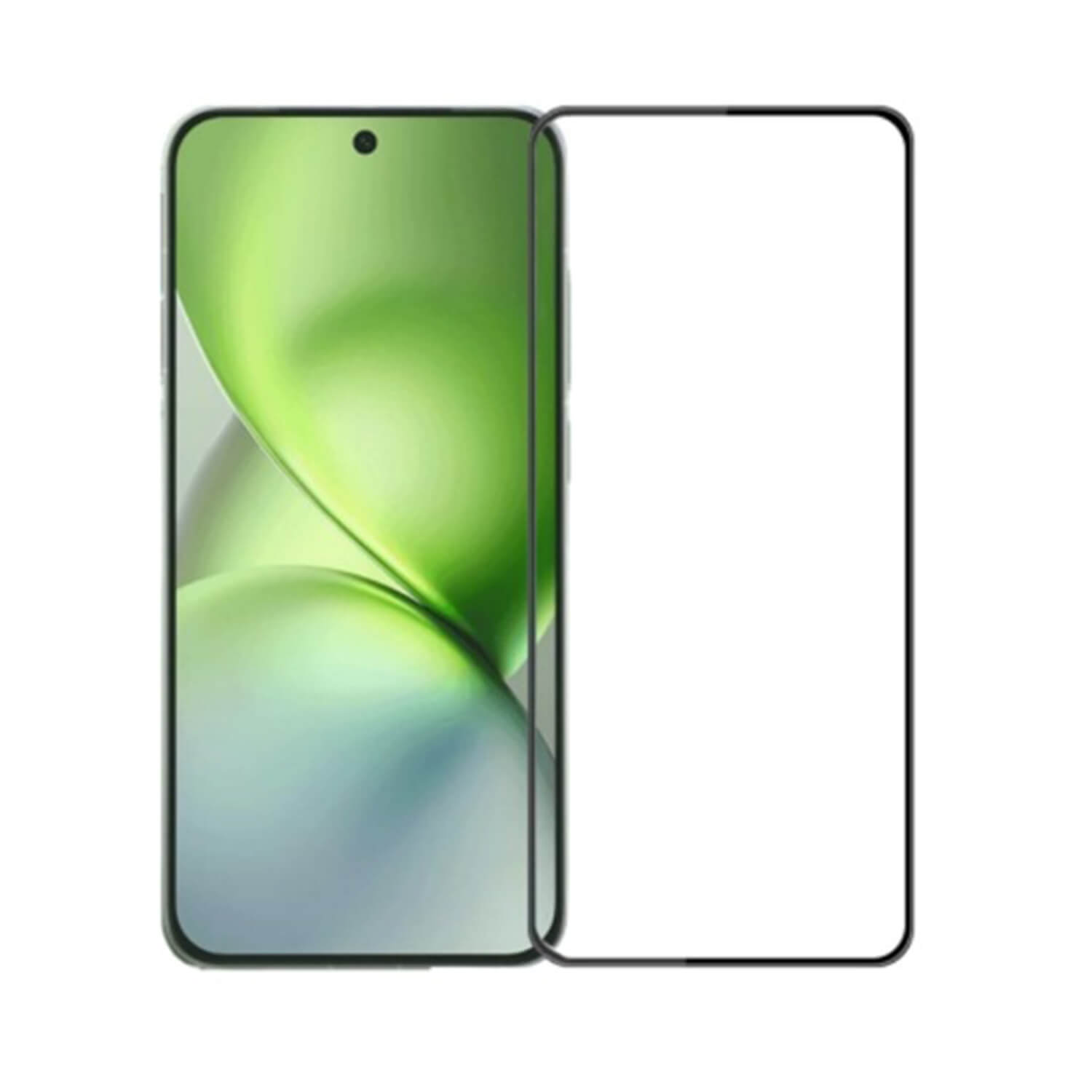 Picasee 3D üvegfólia kerettel az alábbi mobiltelefonokra Vivo X200 Pro - fekete