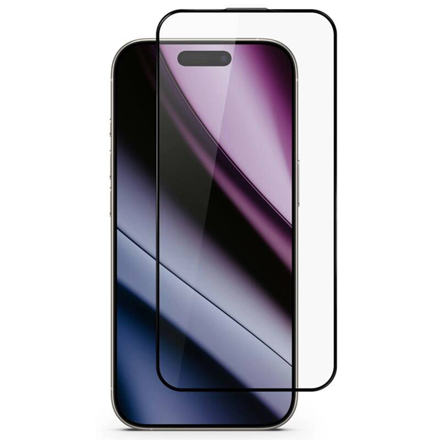 Picasee 3D üvegfólia kerettel az alábbi mobiltelefonokra Apple iPhone 17 Pro - fekete