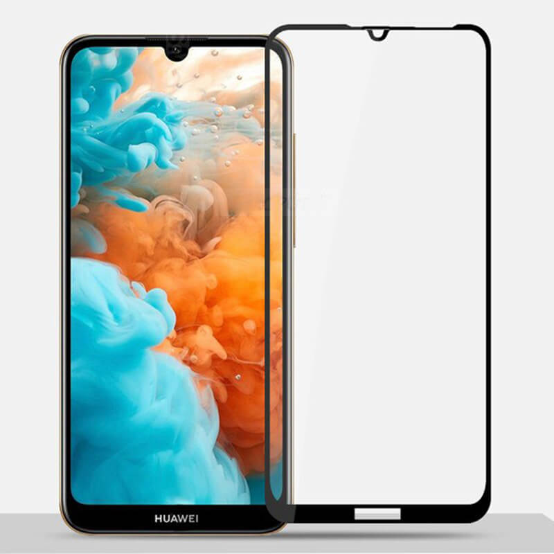 Picasee 3D üvegfólia kerettel az alábbi mobiltelefonokra Huawei Y6 2019 - fekete