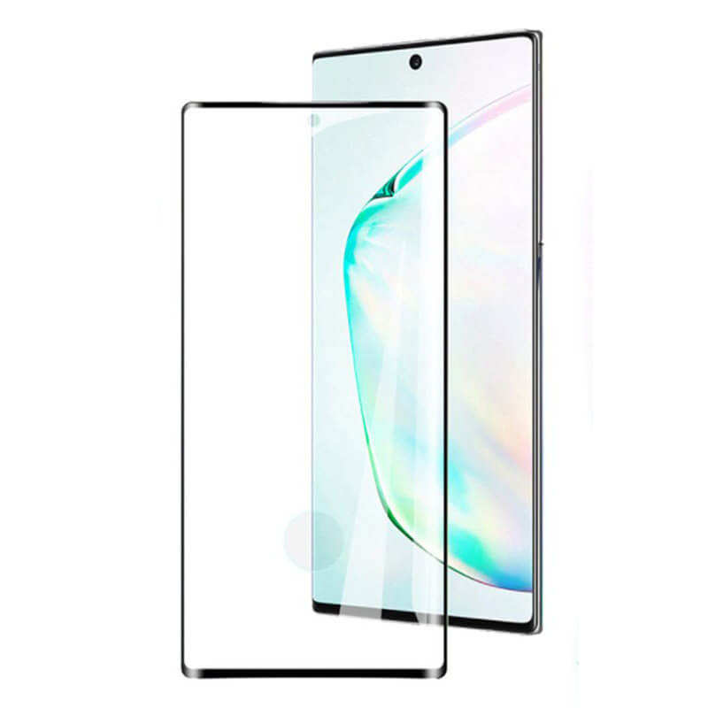 Picasee 3D üvegfólia az alábbi mobiltelefonokra Samsung Galaxy Note 10 N970F - fekete