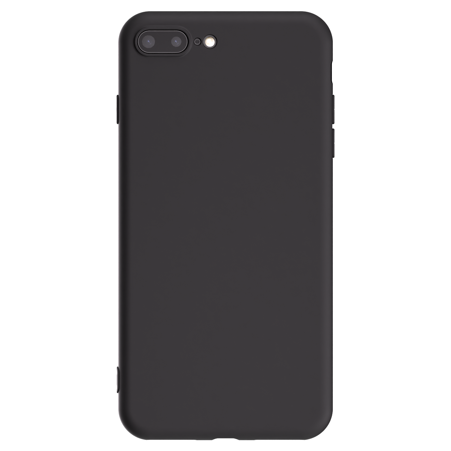 Picasee fekete szilikon tok az alábbi mobiltelefonokra Apple iPhone 8 Plus - Saját fotó/motívum
