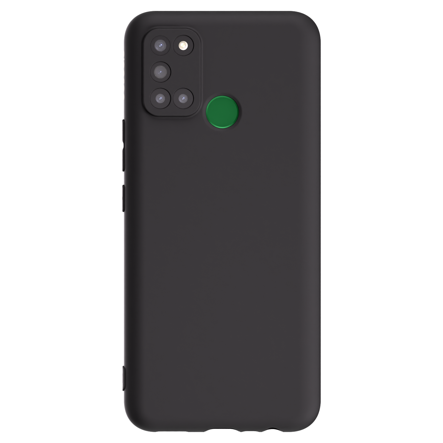 Picasee fekete szilikon tok az alábbi mobiltelefonokra Realme 7i - Saját fotó/motívum