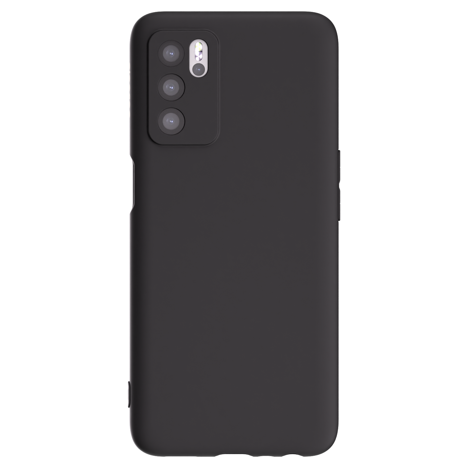 Picasee fekete szilikon tok az alábbi mobiltelefonokra OPPO A16s - Saját fotó/motívum